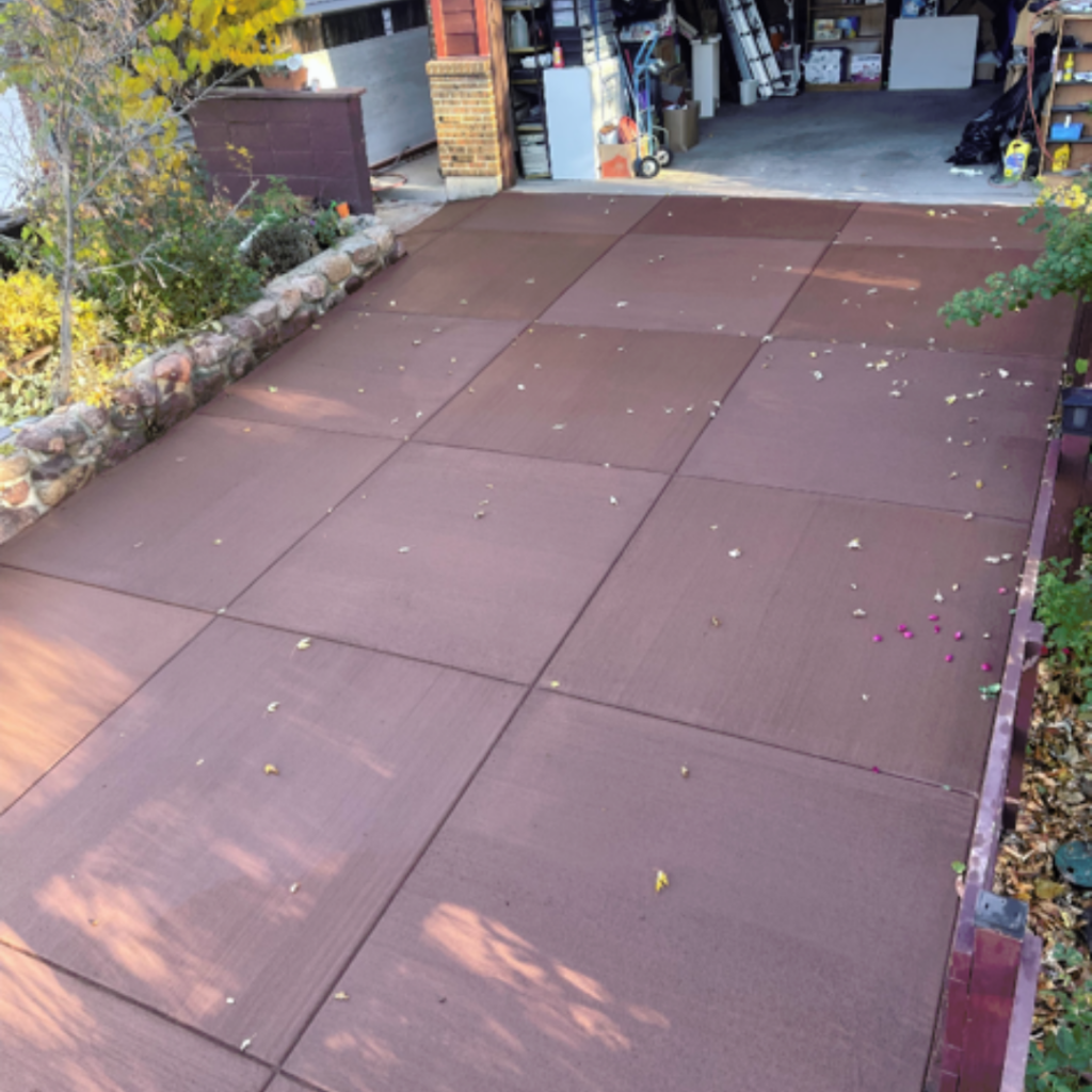 Colored Concrete Driveway franchise with no employees